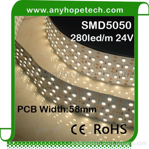 SMD5050 single color indoor led light 24v